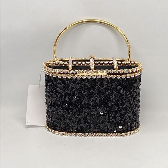 Rosantica Holli Ballerina sequin-embellished top handle bag - Picture 3 of 12